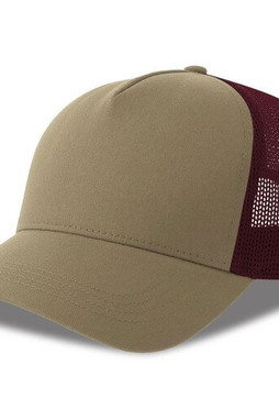 ATLANTIS HEADWEAR AT228 - 5-panel cotton trucker-style cap