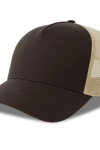 ATLANTIS HEADWEAR AT228 - 5-panel cotton trucker-style cap