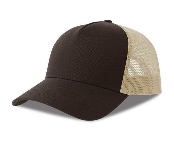 ATLANTIS HEADWEAR AT228 - 5-panel cotton trucker-style cap