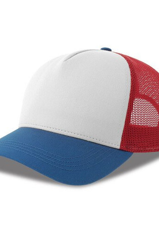 ATLANTIS HEADWEAR AT228 - 5-panel cotton trucker-style cap