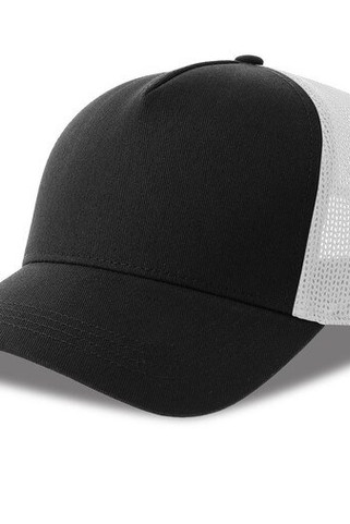 ATLANTIS HEADWEAR AT228 - 5-panel cotton trucker-style cap