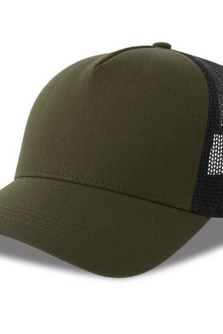 ATLANTIS HEADWEAR AT228 - Casquette 5 pans style trucker en coton