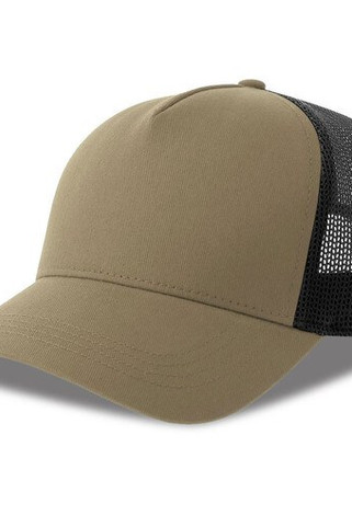 ATLANTIS HEADWEAR AT228 - 5-panel cotton trucker-style cap