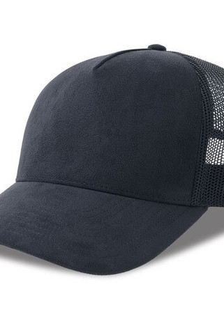 Atlantis Headwear AT277 - Trucker-cap i imitert semsket skinn