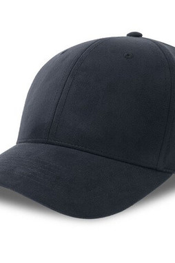 ATLANTIS HEADWEAR AT287 - Mid visor faux suede 6-panel cap