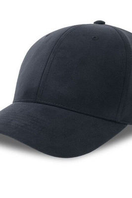 ATLANTIS HEADWEAR AT287 - Mid visor faux suede 6-panel cap
