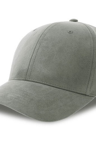 ATLANTIS HEADWEAR AT287 - Mid visor faux suede 6-panel cap