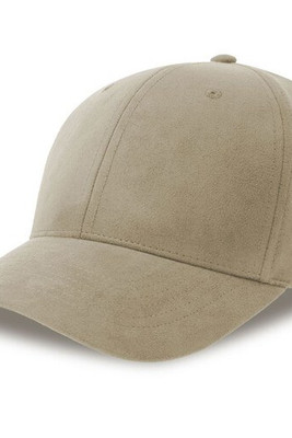 ATLANTIS HEADWEAR AT287 - Casquette 6 pans mid visor faux suède
