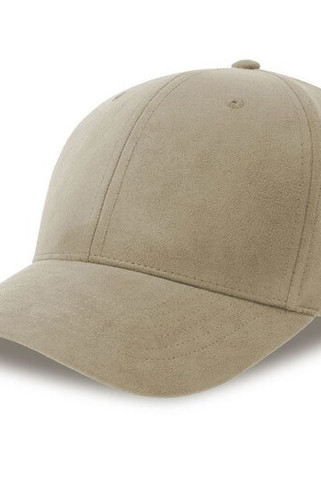 ATLANTIS HEADWEAR AT287 - Mid visor faux suede 6-panel cap