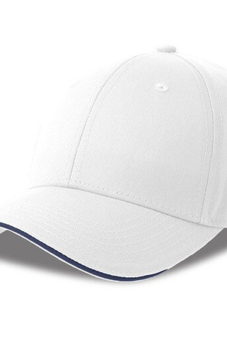 ATLANTIS HEADWEAR AT291 - 6-panel cap with sandwich piping