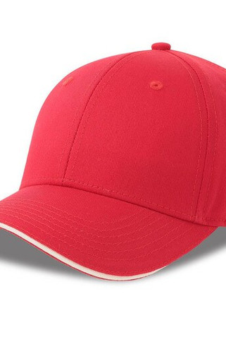 Atlantis Headwear AT291 - 6-panelskeps med sandwichpiping