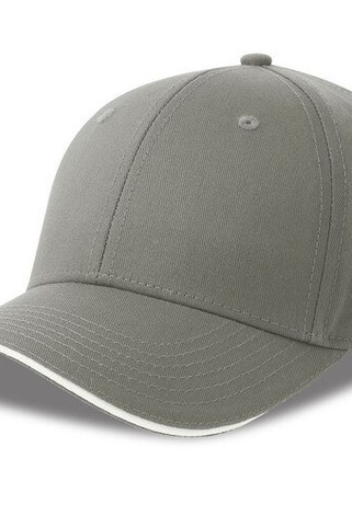 ATLANTIS HEADWEAR AT291 - 6-panel cap with sandwich piping