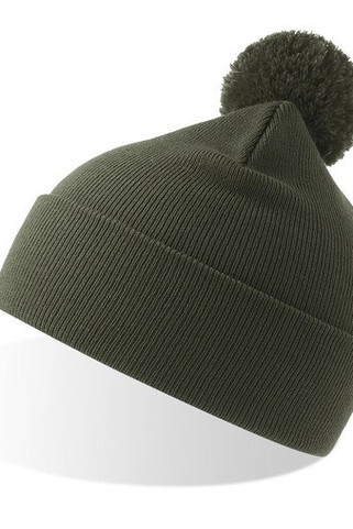 ATLANTIS HEADWEAR AT309 - Beanie with cuff and pompom