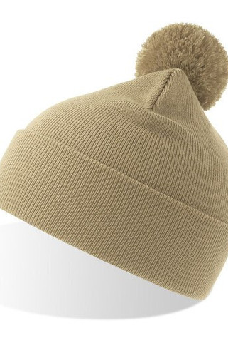 ATLANTIS HEADWEAR AT309 - Beanie with cuff and pompom