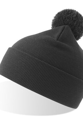ATLANTIS HEADWEAR AT309 - Beanie with cuff and pompom