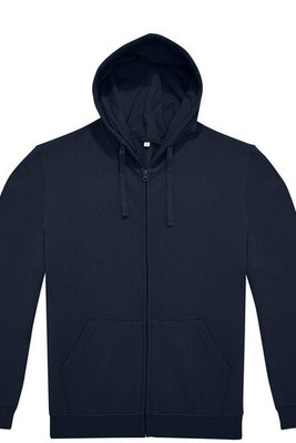 B&C ID224 - Unisex zipped hoodie sweatshirt