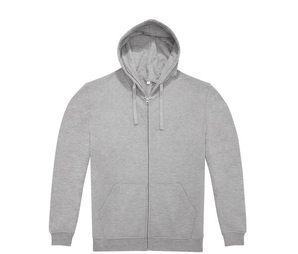 B&C ID224 - Unisex zipped hoodie sweatshirt