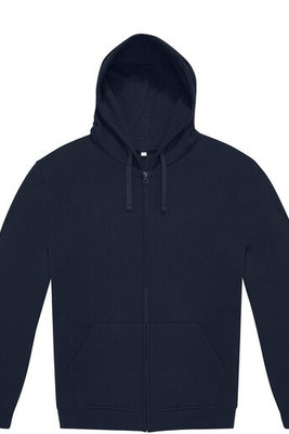 B&C ID334 - Unisex zipped hoodie sweatshirt