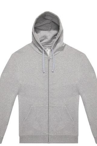 B&C ID334 - Unisex zipped hoodie sweatshirt