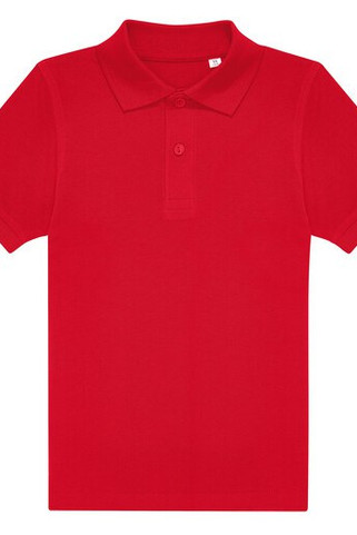 B&C BCK424 - Short-sleeved fine piqué poloshirt
