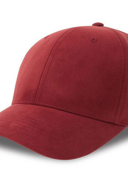 ATLANTIS HEADWEAR AT287 - Casquette 6 pans mid visor faux suède