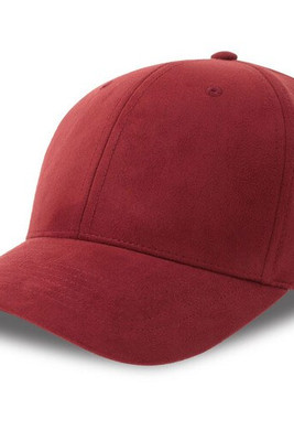 ATLANTIS HEADWEAR AT287 - Mid visor faux suede 6-panel cap