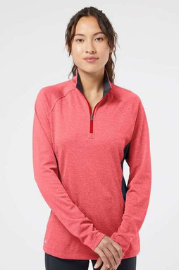 Adidas A281 - Pullover léger à glissière quart de tour pour femmes