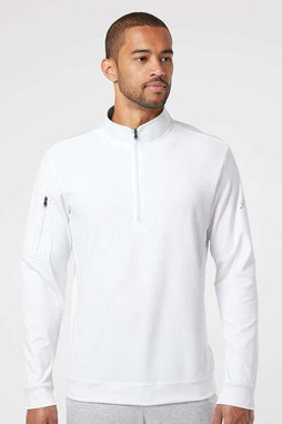 Adidas A295 - Pull Performance Textured Quarter-Zip