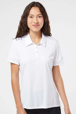 Adidas A325 - Women's 3-Stripes Shoulder Polo