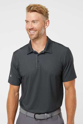 Adidas A498 - Polo imprimé à points de diamant