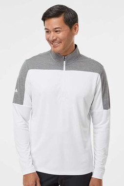 Adidas A552 - Pullover léger à glissière quart de tour