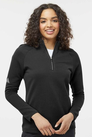 Adidas A589 - Womens Spacer Quarter-Zip Pullover