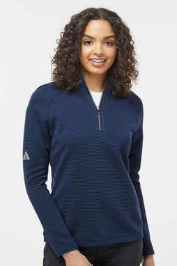 Adidas A589 - Womens Spacer Quarter-Zip Pullover