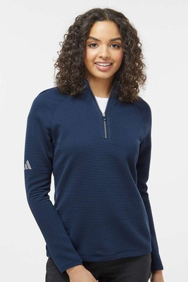 Adidas A589 - Women's Spacer Quarter-Zip Pullover