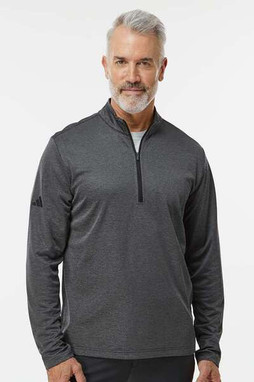 Adidas A593 - Space Dyed Quarter-Zip Pullover