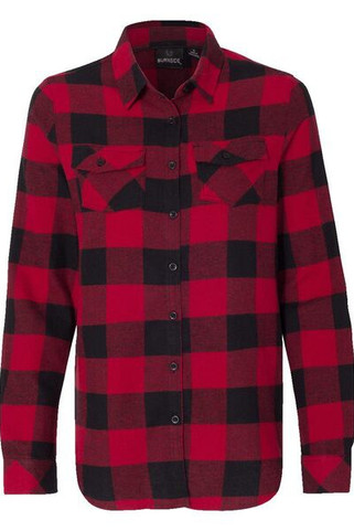 Burnside 5210 - LADIES WOVEN PLAID FLANNEL