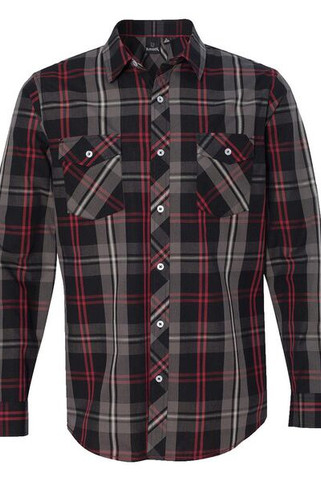Burnside 8202 - LONG SLEEVE PLAID PATTERN WOVEN