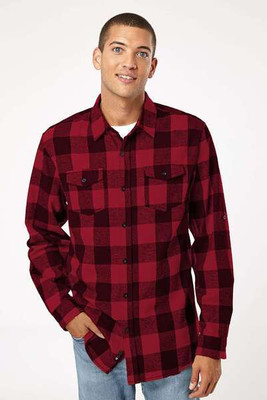 Burnside 8210 - MEN'S WOVEN PLAID FLANNEL