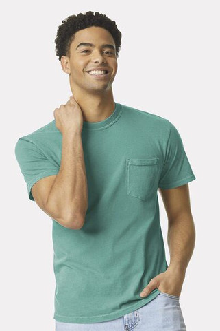 Comfort Colors 6030 - Garment Dyed Short Sleeve Shirt with a Pocket