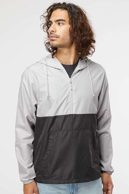 Independent Trading Co. EXP54LWP - Adult Lightweight Pullover Windbreaker Anorak Jacket
