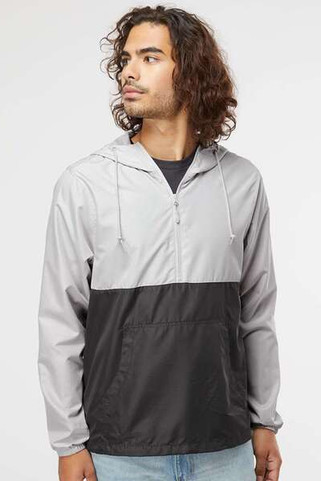 Independent Trading Co. EXP54LWP - Adult Lightweight Pullover Windbreaker Anorak Jacket