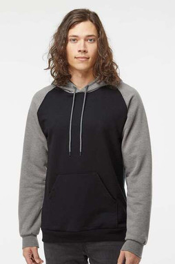 King Fashion KF4042 - Fleece Raglan Hooded Sweatshirt