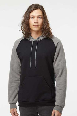 King Fashion KF4042 - Fleece Raglan Hooded Sweatshirt