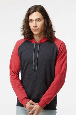 King Fashion KF4042 - Fleece Raglan Hooded Sweatshirt