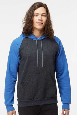 King Fashion KF4042 - Fleece Raglan Hooded Sweatshirt