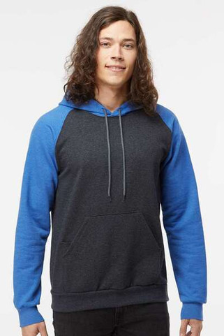 King Fashion KF4042 - Fleece Raglan Hooded Sweatshirt