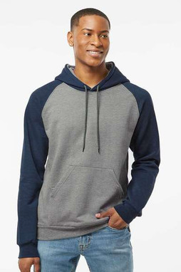 King Fashion KF4042 - Fleece Raglan Hooded Sweatshirt