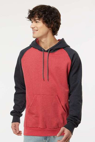 King Fashion KF4042 - Fleece Raglan Hooded Sweatshirt