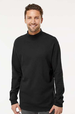 King Fashion KF4600 - Jersey Interlock Mockneck Long Sleeve T-Shirt