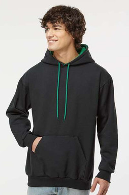 King Athletics Double Hooded Two-Tone Sweatshirt 9041